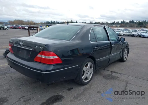 2004 Lexus Ls 430 z USA, uszkodzony, nr VIN JTHBN36F740170478